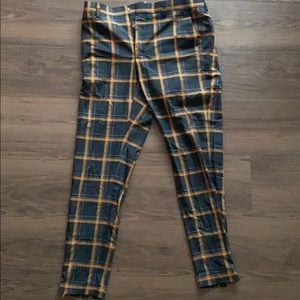 Zara men checked dress pants